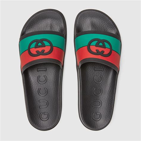 mens gucci slides on sale|discount Gucci slides for men.